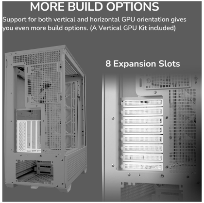 COUGAR MX600 PC Case, Mid Tower, White