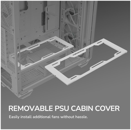 COUGAR MX600 PC Case, Mid Tower, White