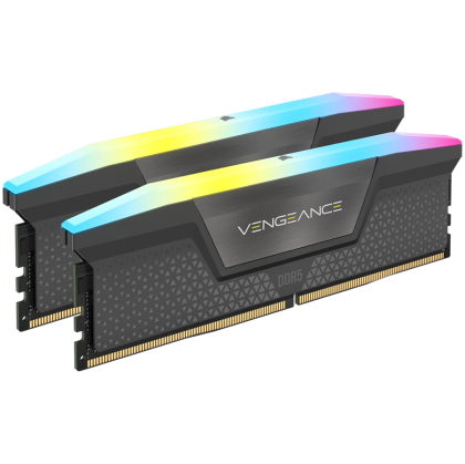 Corsair VENGEANCE RGB DDR5 32GB (2 x 16GB) DDR5 6400 CL36-48-48-104 1.35V XMP & EXPO - Grey
