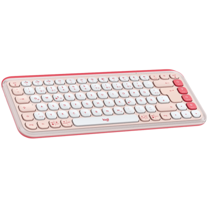 LOGITECH POP ICON COMBO - ROSE - US INT'L - BT  - INTNL-973