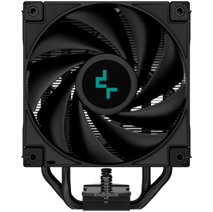 DeepCool AK400 ZERO DARK PLUS, CPU Air Cooler, 2x120mm FDB PWM Fan, Core Touch Technology 2.0, 4 Heatpipes, LGA1851/1700/1200/115x, AMD AM5/AM4, 127x123x155 mm(LxWxH), 3Y, R-AK400-BKNNMD-G-1