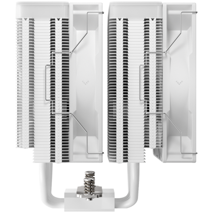 DeepCool AG620 WH ARGB V2, CPU Air Cooler, 2x120mm ARGB PWM Fan, Core Touch Technology 2.0, 6 Heatpipes, White, LGA1851/1700/1200/115x, AMD AM5/AM4, 129x136x161 mm(LxWxH), 2Y, R-AG620-WHAMMN-GJD