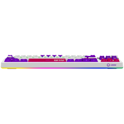 LORGAR KBP70TKLW, Wireless TKL Mechanical Gaming Keyboard Pro, White, EN layout