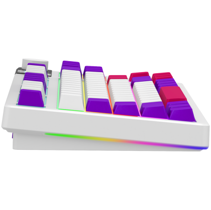 LORGAR KBP70TKLW, Wireless TKL Mechanical Gaming Keyboard Pro, White, EN layout