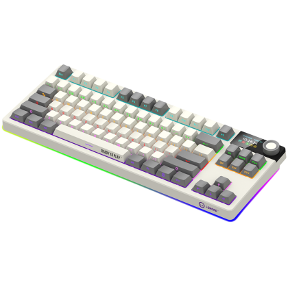 LORGAR KBP70TKLW, Wireless TKL Mechanical Gaming Keyboard Pro, Beige, EN layout