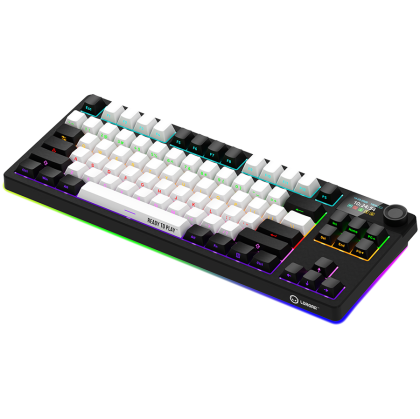 LORGAR KBP70TKLW, Wireless TKL Mechanical Gaming Keyboard Pro, Black/red, EN layout