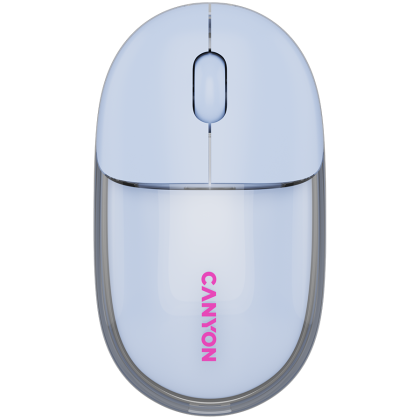 CANYON mouse OnClick 24 BT/ Wireless Transparent/Blue