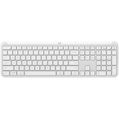 LOGITECH SIGNATURE SLIM WIRELESS KEYBOARD K950 - OFF WHITE - US INT'L - 2.4GHZ/BT - INTNL-973
