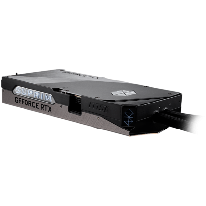MSI Video Card NVIDIA GeForce RTX 5090 32G SUPRIM LIQUID SOC, 32GB GDDR7, 512-bit, 2580 MHz Boost (Gaming Mode), 21760 CUDA Cores, PCIe 5.0 x16, 3x DP 2.1b, HDMI 2.1b, RAY TRACING, Hybrid Liquid Cooling, 600W TDP, 16-pin PCIe Power, G-SYNC, 3Y