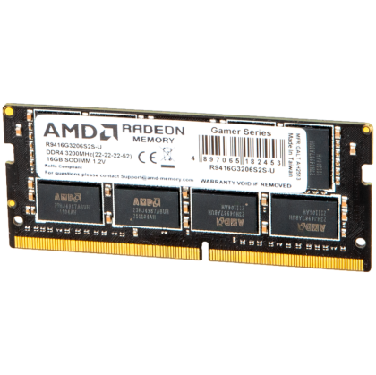 AMD DDR4 16GB 3200Mhz So-DIMM 1.2V Retail