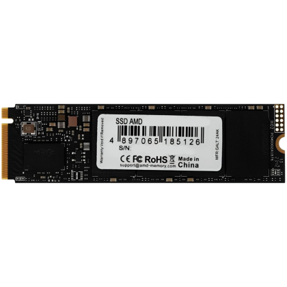 AMD 512GB SSD M.2 2280 PCIe 4.0 NVMe, Read: 6,300/ Write: 3,000MB/s