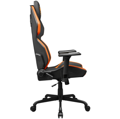 COUGAR Hotrod, Gaming Chair, High Density MoldShaping Foam, Hyper-Dura leatherette, Multi-zone backrest design, Up & Down Adjustment Lumbar Pillow, 3D Armrests, 5-Star Steel Base, Silent Casters, Weight Support - 136 kg