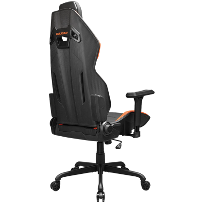COUGAR Hotrod, Gaming Chair, High Density MoldShaping Foam, Hyper-Dura leatherette, Multi-zone backrest design, Up & Down Adjustment Lumbar Pillow, 3D Armrests, 5-Star Steel Base, Silent Casters, Weight Support - 136 kg