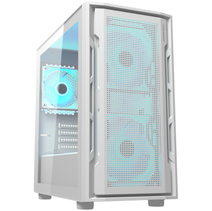 COUGAR UNIFACE MINI RGB, PC Case, Mini Tower, White