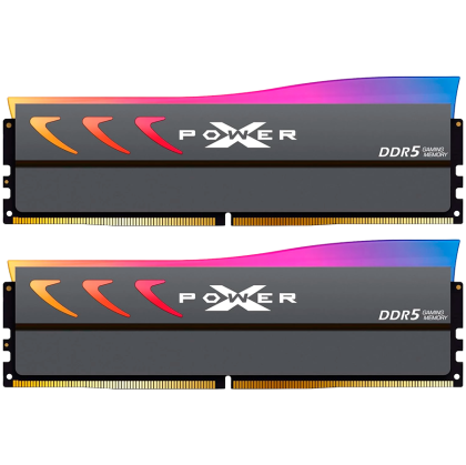 Silicon Power XPOWER Storm DDR5 RGB Gaming UDIMM, 32GB(16GBx2), 6000MT/s (PC5-48000) CL36  Dual Pack 1.35V