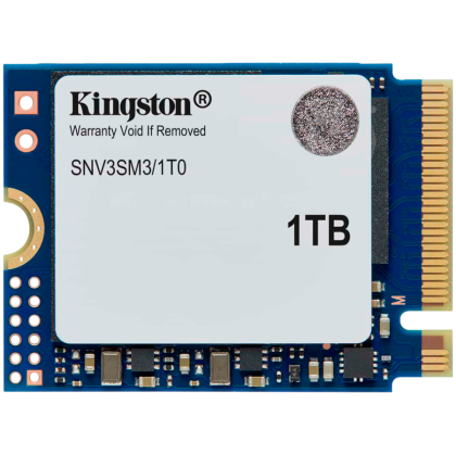 Kingston 1TB NV3 SSD M.2 2230 PCIe 4.0 NVMe, Read: 6,000/ Write: 4,000MB/s