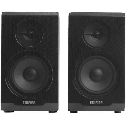 Edifier R33BT 2.0 Bookshelf Speakers, BT V5.0, AUX, 0.5-inch Tweeters, 3.5-inch Drivers, 10W (RMS), Control Buttons, Black