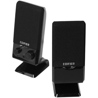 Edifier M1250 2.0 Audio System, USB, AUX, 1.2W (RMS), Volume Control, Black