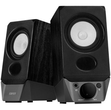 Edifier R19BT 2.0 Audio System, BT V5.3 USB, AUX, 2.75-inch Drivers, 4W (RMS), Volume Control, Black