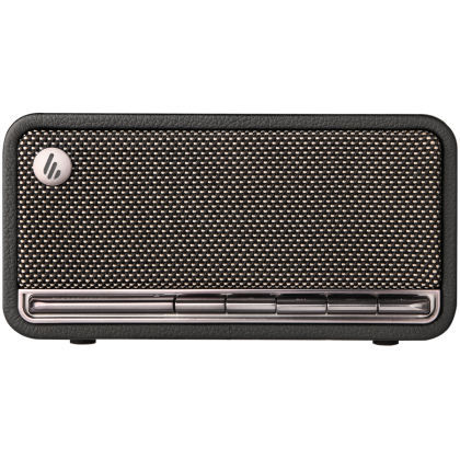 Edifier MP230 Bluetooth Speaker, BT V5.0, USB-C, AUX, TF Card, 2x 48mm Drivers, USB-C, 20W (RMS), Retro Black
