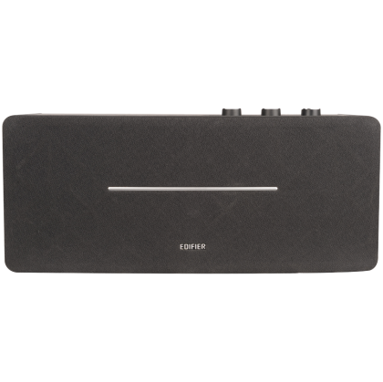 Edifier D12 2.0 Bluetooth Speaker, BT V5.0, RCA, AUX, 2x 4-inch Midrange Drivers, 2x 19mm Tweeters, Remote Control and Top-Mounted Controls, Black