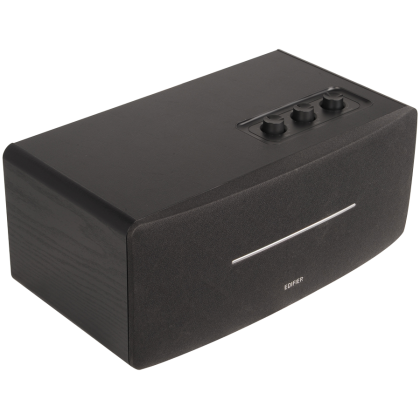Edifier D12 2.0 Bluetooth Speaker, BT V5.0, RCA, AUX, 2x 4-inch Midrange Drivers, 2x 19mm Tweeters, Remote Control and Top-Mounted Controls, Black
