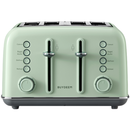 BUYDEEM 4 Slice Toaster, model DT640E, color Cozy Greenish, EU