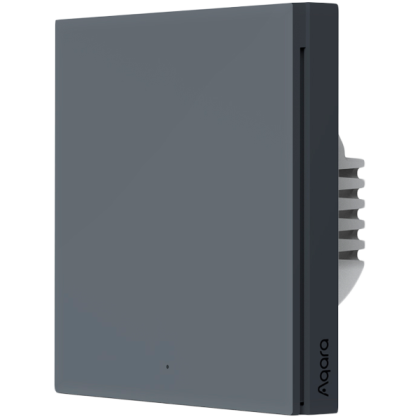 Aqara Smart Wall Switch H1 (with neutral, single rocker) Model No: WS-EUK03; SKU: AK073RUG01