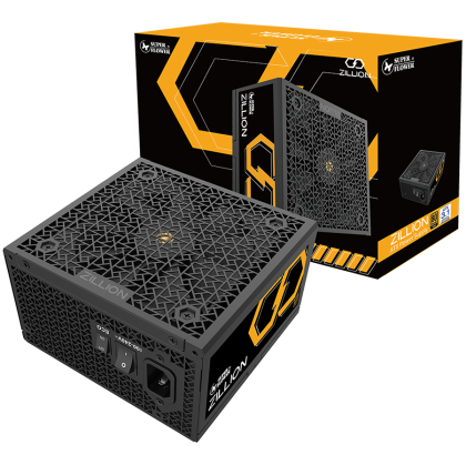 Super Flower Zillion FG Gold 1250W ATX 3.1 80 Plus Gold, Fully Modular, Flat Black Cables, 120mm Fan, 5 Year Warranty