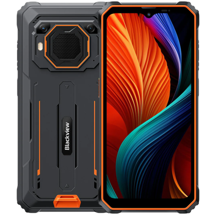 Blackview BV6200 Plus LTE 6.56" HD+IPS 720x1612 90Hz  8+256GB Unisoc T606 Octa-core 1.6GHz CAM Front 13MP Rear 16+2MP IP68/IP69K/MIL-STD-810H NFC Fingerprint 11000mAh NO Charger Android 14 Orange