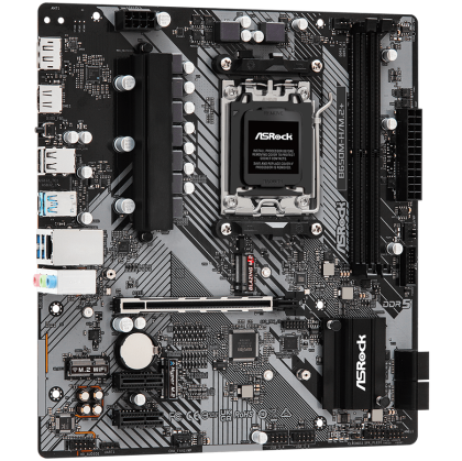 ASROCK B650M-H M.2PLUS AM5 Socket, 2x DDR5 5200 Dual Channel RAM, PCIe 4.0 x16, 3.0 x16, 3x M.2 socket, 4x SATA 6GB, 12x USB, 7.1 Audio, 2.5GB LAN, mATX