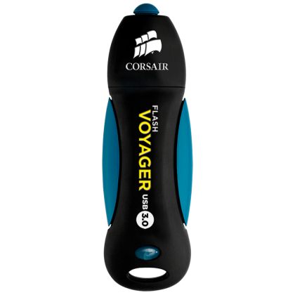 Corsair Flash Voyager USB 3.0 64GB, Read 190MBs - Write 55MBs, Plug and Play