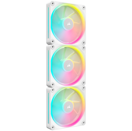 CORSAIR LX RGB Series, iCUE LINK LX120 RGB White, 120mm RGB Fan, Triple Fan Kit