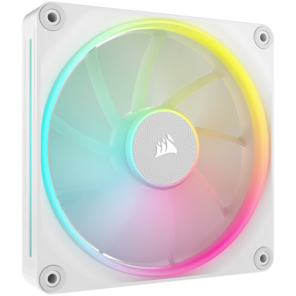 Corsair LX RGB Series, iCUE LINK LX140 RGB White, 140mm RGB Fan, Single Fan