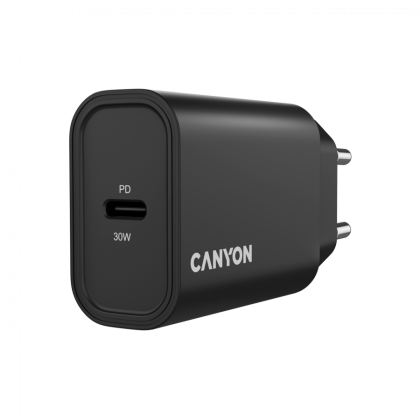 CANYON charger OnCharge 30CL Max Power 30W 1xPD EU Black