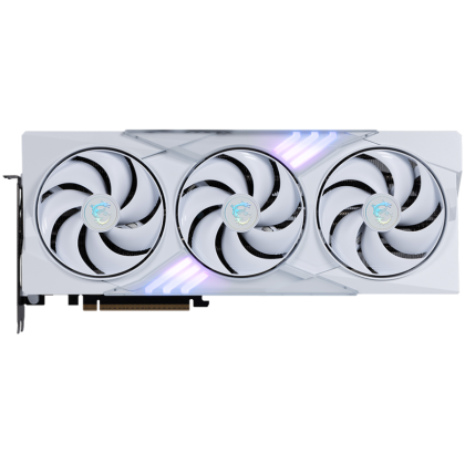 MSI Video Card Nvidia GeForce RTX 5080 16G GAMING TRIO OC WHITE (16GB GDDR7/256bit, PCI-E Gen5, 3x DP 2.1, 1x HDMI 2.1, 1x 16-pin Power Connector, 850W recommended PSU, Retail)