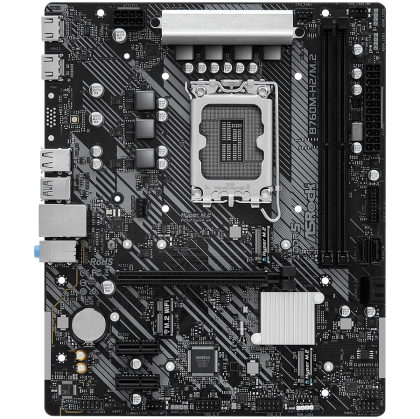 ASROCK MB LGA1700 B760 2 x DDR5 DIMM 2 x Hyper M.2 4 x SATA3 2 x HDMI Ports Micro ATX