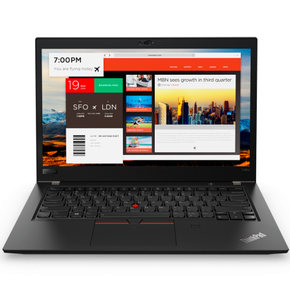LENOVO THINKPAD T480S  I5-8350U CPU 1.70GHZ 14" (1366 x 768) 16 GB 512 GB  NVMe SSD  Windows 11 Pro US KBD 1Y 1m battery