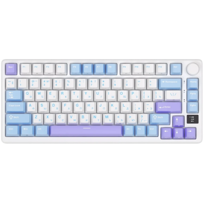 ROYAL KLUDGE RK-M75 Taro Milk Gaming Keyboard K Silver switch