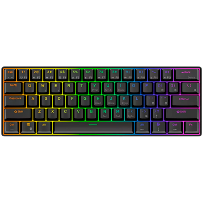 ROYAL KLUDGE RK61 Black Gaming Keyboard Red switch