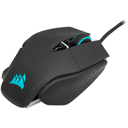 CORSAIR M65 RGB ULTRA Gaming Mouse, Backlit RGB LED, Optical, Silver ALU, Black