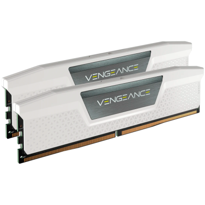 CORSAIR VENGEANCE DDR5 32GB (2 x 16GB) DDR5 6400 CL32-40-40-84 1.40V Intel XMP - WHITE