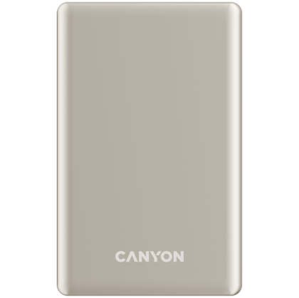 CANYON power bank OnPower 505 slim Magnetic 5000 mAh PD20W Beige