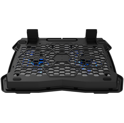 CANYON NS03, Cooling stand dual-fan with 2x2.0 USB hub, support up to 10”-15.6” laptop, ABS plastic and iron, Fans dimension:125*125*15mm(2pcs), DC 5V, fan speed: 800-1000RPM, size:340*265*30mm, 435g