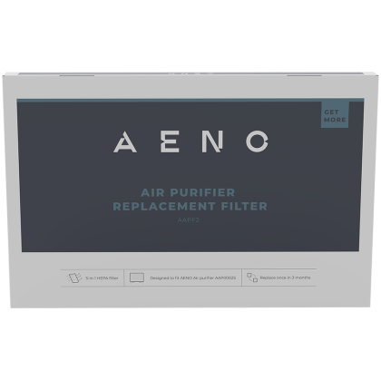 AENO Air Purifier filter AAP0002S, activated carbon granules, HEPA, H13, L530*W340*H30mm, NW 0.86Kg, GW 1.09Kg