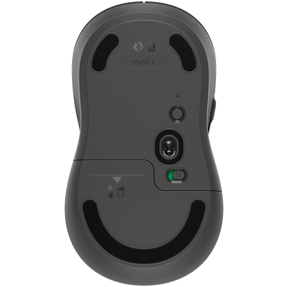 LOGITECH M650L Signature Bluetooth Mouse - GRAPHITE