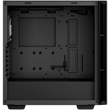 DeepCool CH560, Mid Tower, Mini-ITX/Micro-ATX/ATX/E-ATX, 1xUSB3.0, 1xType-C, 1xAudio, 3x140mm + 1x120mm Pre-Installed ARGB Fans, Tempered Glass, Mesh Panels, GPU Support Arm, Black, R-CH560-BKAPE4-G-1