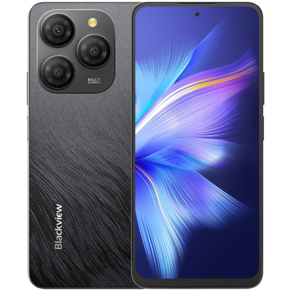 Blackview Shark 9 5G (6.67-inch HD+IPS,720*1604 Resolution, 90Hz Refresh Rate,85% Screen-to-body Ratio, 8 GB RAM & 256GB ROM, LPDDR4X+ UFS2.2, DokeOS 4.0 Based on Android 14, 5000mAh; 18W Fast Charging, Black)