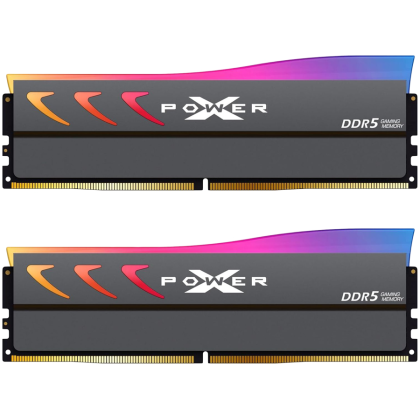 SILICON POWER DDR5-6400,C32,RGB-UDIMM,16GBx2,(2Gx8 SR),w/HS-G