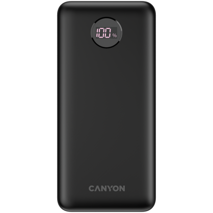 CANYON power bank PB-2002 LED 20000 mAh PD 20W QC 3.0 Black